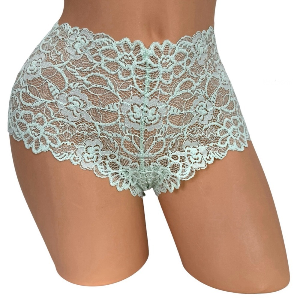 Victoria's Secret Size SMALL Dream Angels Shortie Lace Mint Panty Underwear